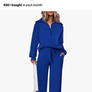 Women's Classic Blue Jogger Set